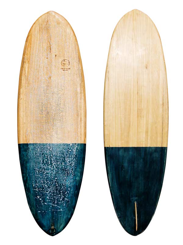 surf in legno prodotto a mano e customizzabile