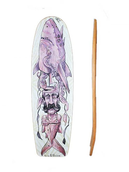 Skateboard cruiser carving modello shark