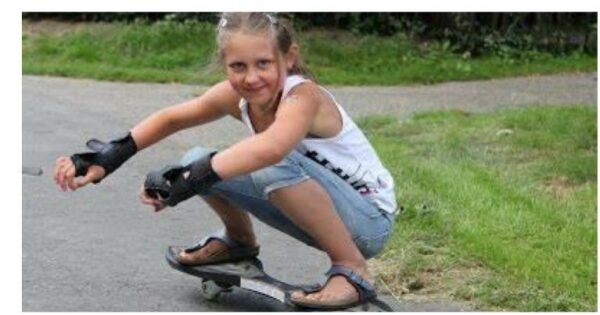 bambina skateboard