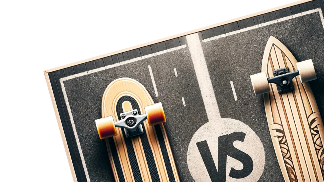STREET SKATEBOARD VS SURFSKATE