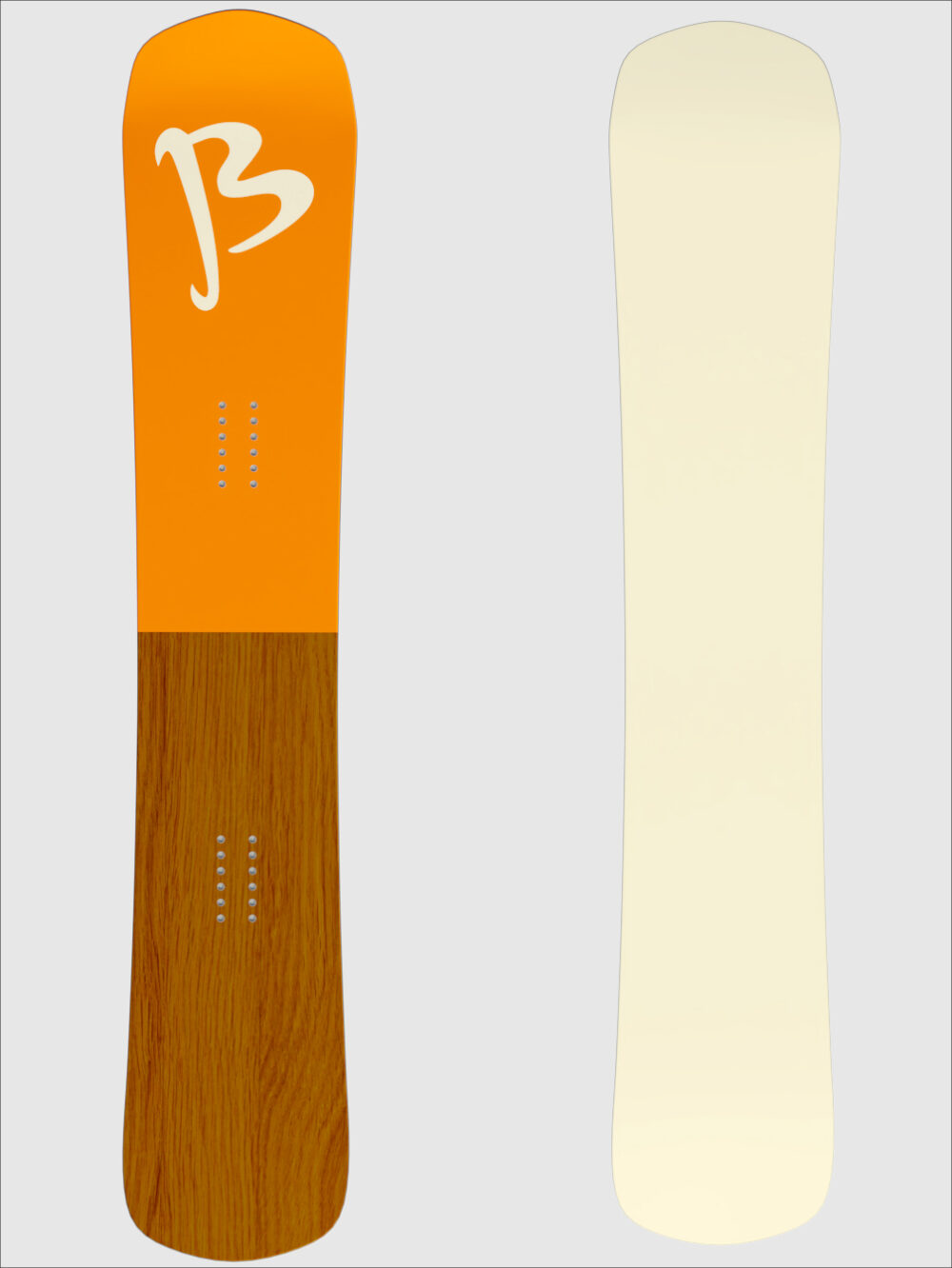 Snowboard all mountain SWX Orange Wood top wood